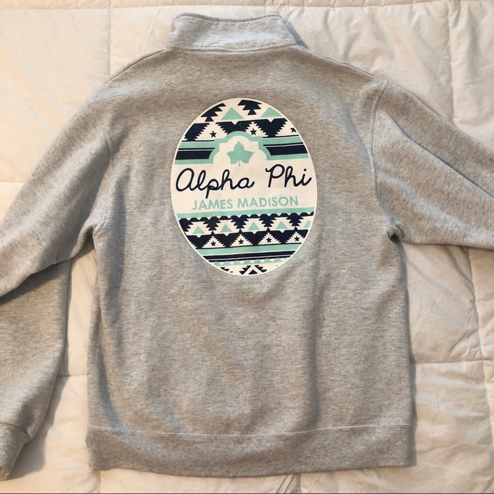 Size M Alpha Phi Quarter Zip
